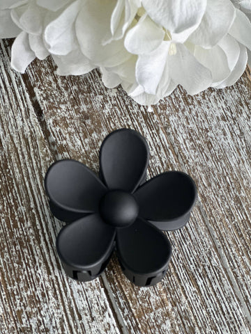 Harris Girls & Co. - Flower Power "Black" Hair Clip