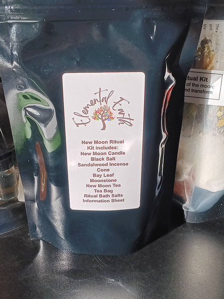 Elemental Earth Shop - New Moon Ritual Kit