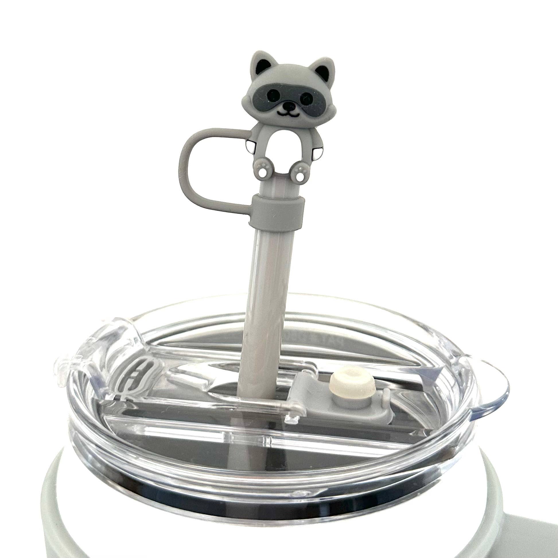 iconic mi - Straw Cover Raccoon 10mm