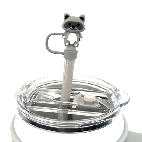 iconic mi - Straw Cover Raccoon 10mm