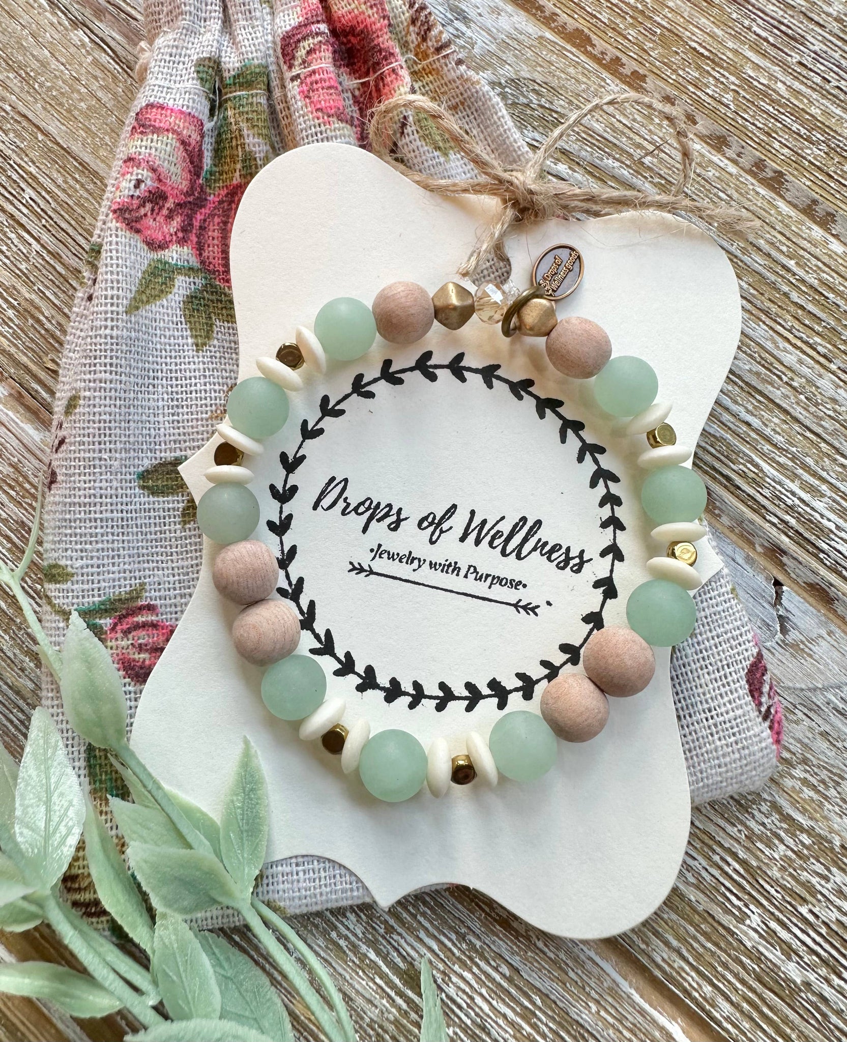 Drops of Wellness Goods - Chunky Stone Bracelet, Diffuser Jewelry, The Arlow