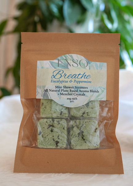 Enso Naturals - Breathe Aromatherapy Menthol Shower Steamers Gift Set
