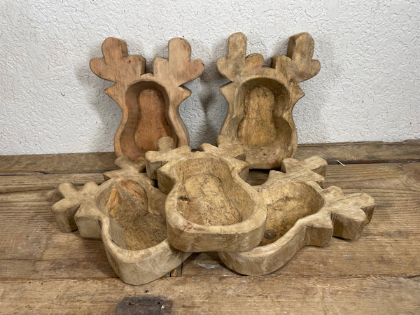Reindeer Dough Bowl-9x10
