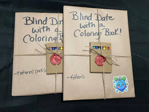 I Love Books and Bows - Blind Date With an Adult Coloring Book