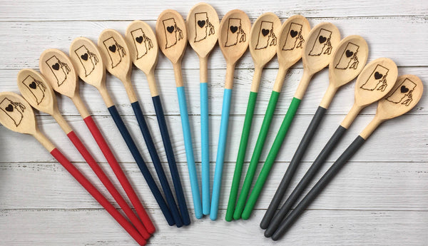 Embellish by Sandra - State Wooden Spoons