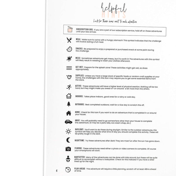 The Adventure Challenge - The Adventure Challenge Scratch-off Couples Game