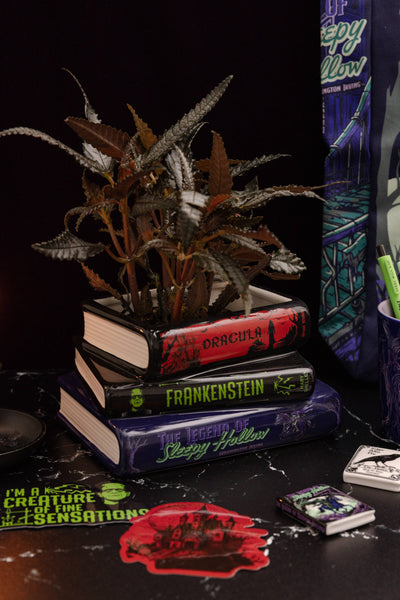 Steel Mill and Co. - Stacked Book Planter, Sleepy Hollow
