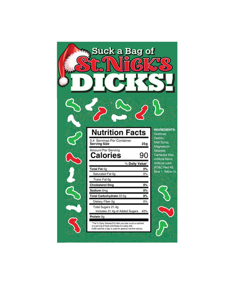 Little Genie Productions - Suck a Bag of St. Nick's Dicks Candy - MINI PACK