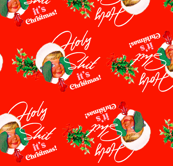 OffensiveDelightful - HOLY SHIT MITTENS! GiftWrap roll of 3