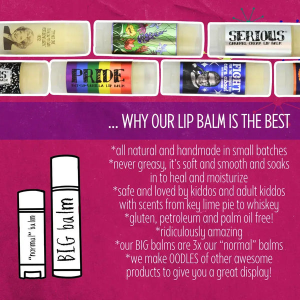 Serious Lip Balm - BIG Natural Lip Balms | Pumpkin Spice | Halloween Lip Balm