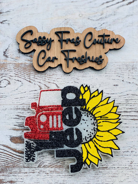 Sassy Fras Couture - Sunflower Freshie: Viva la Juicy