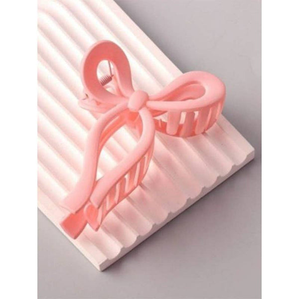 Love and Repeat - Matte Tone Bow Shape Hair Claw