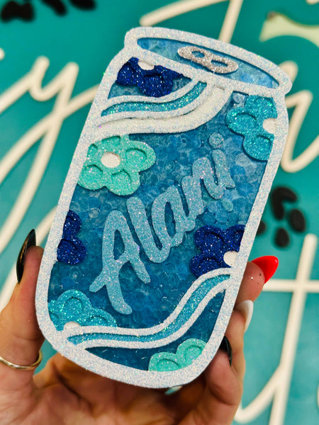 Sassy Fras Couture - Blue Alani Energy Drink Car Freshie 