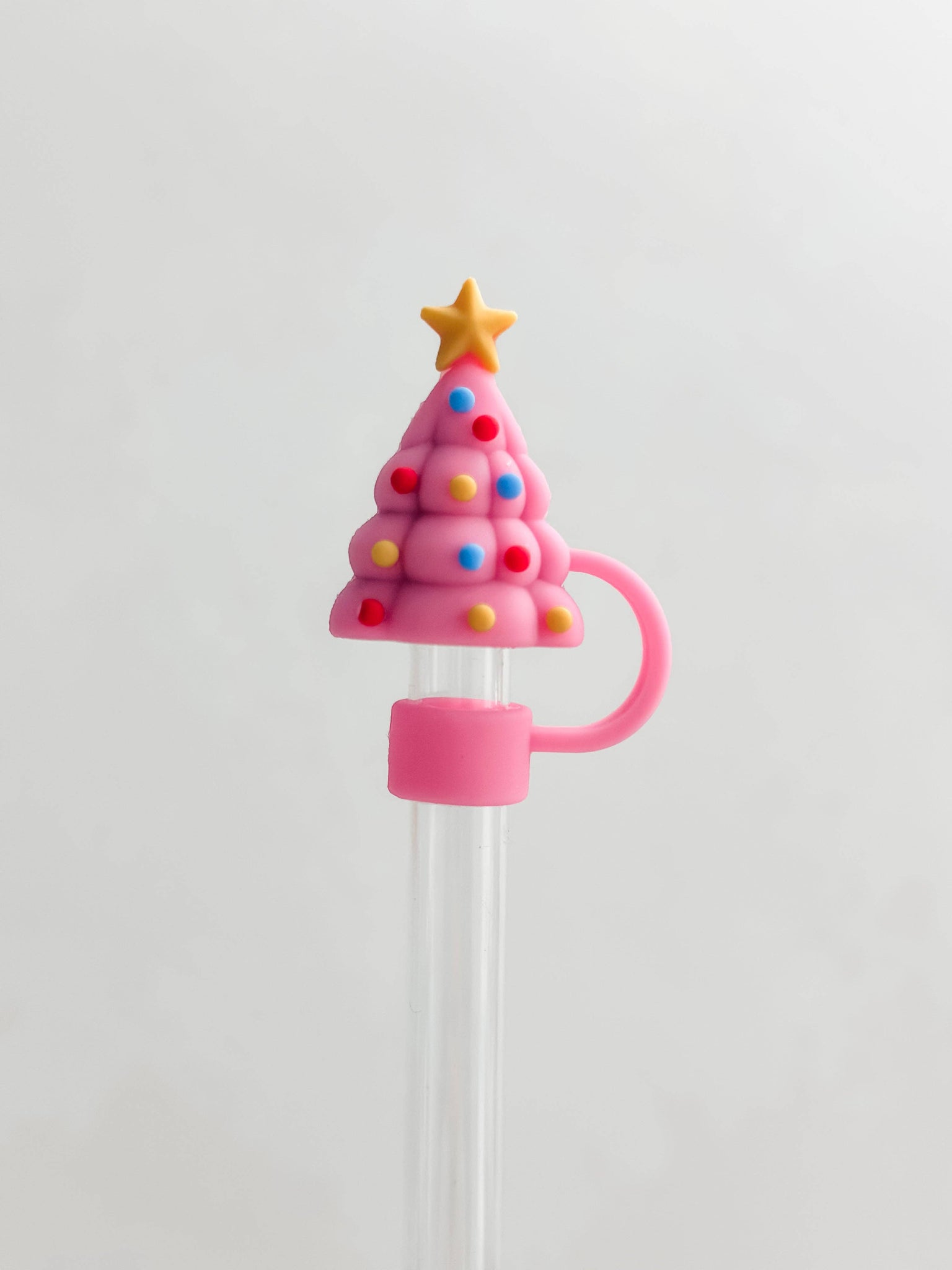 Harris Girls & Co. - Straw Cover 10MM "Pink Christmas Tree"