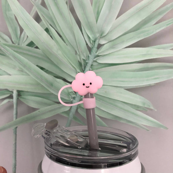 iconic mi - Straw Cover Cloud: Baby blue