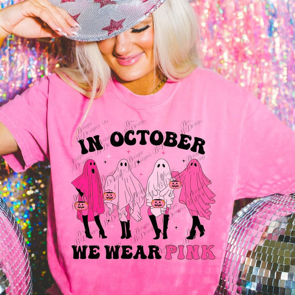 IN OCTOBER WE WEAR PINK - HALLOWEEN