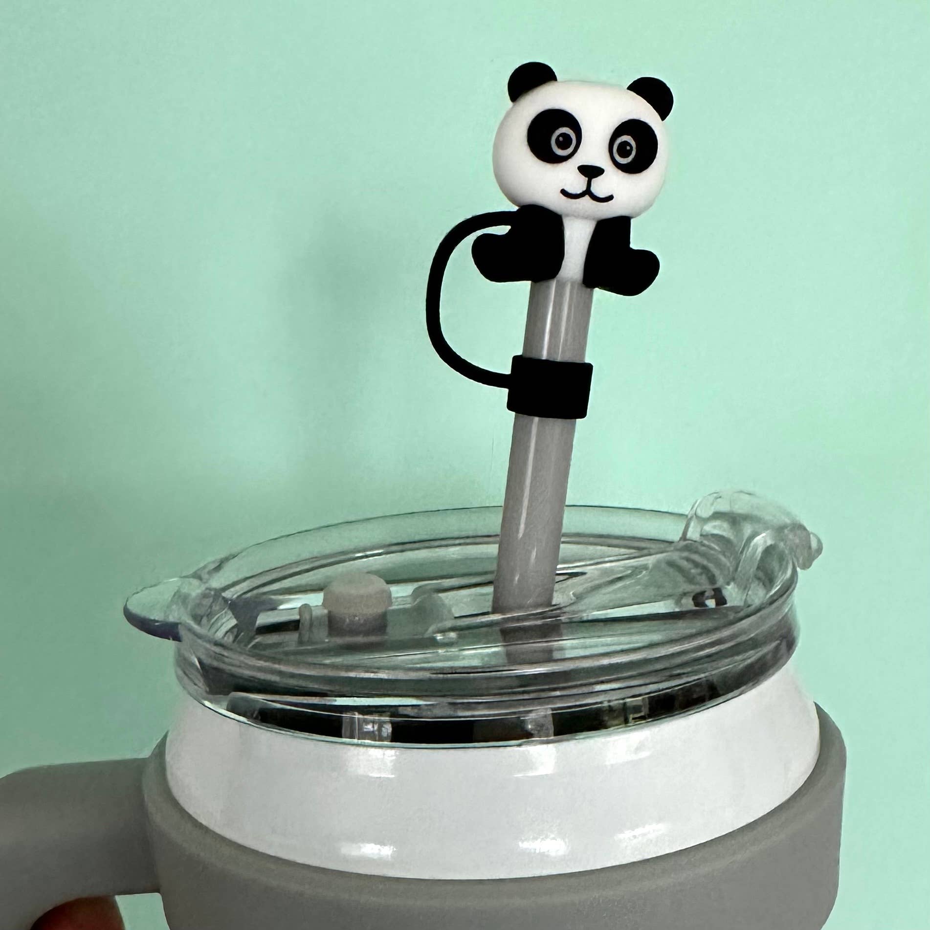 iconic mi - Straw Cover Panda 10mm