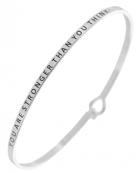 0011 PREMIERE - FR4317 YOU ARE STRONGER THAN YOU THINK_3mm Bangle