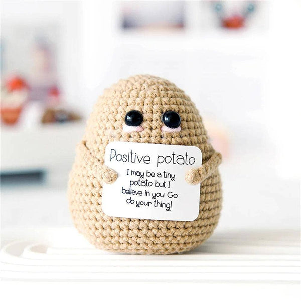 TOMOPOD LLC - Handmade Crochet Positive Potato, Cute Amigurumi Potato