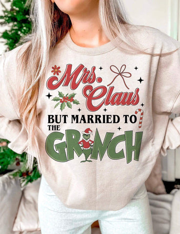 MRS. CLAUS BUT MARRIED TO THE GRINCH