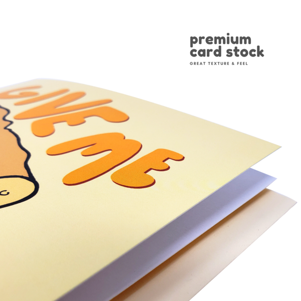 Sleazy Greetings - Pizza Dat Ass Love Card - Valentine's Day Card
