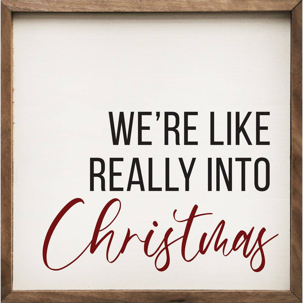 Kendrick Home - We're Like Really Into Christmas White