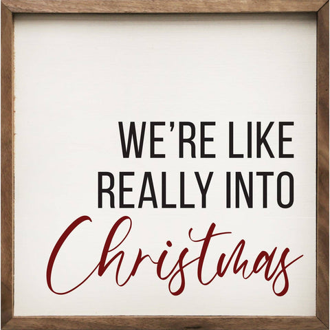 Kendrick Home - We're Like Really Into Christmas White