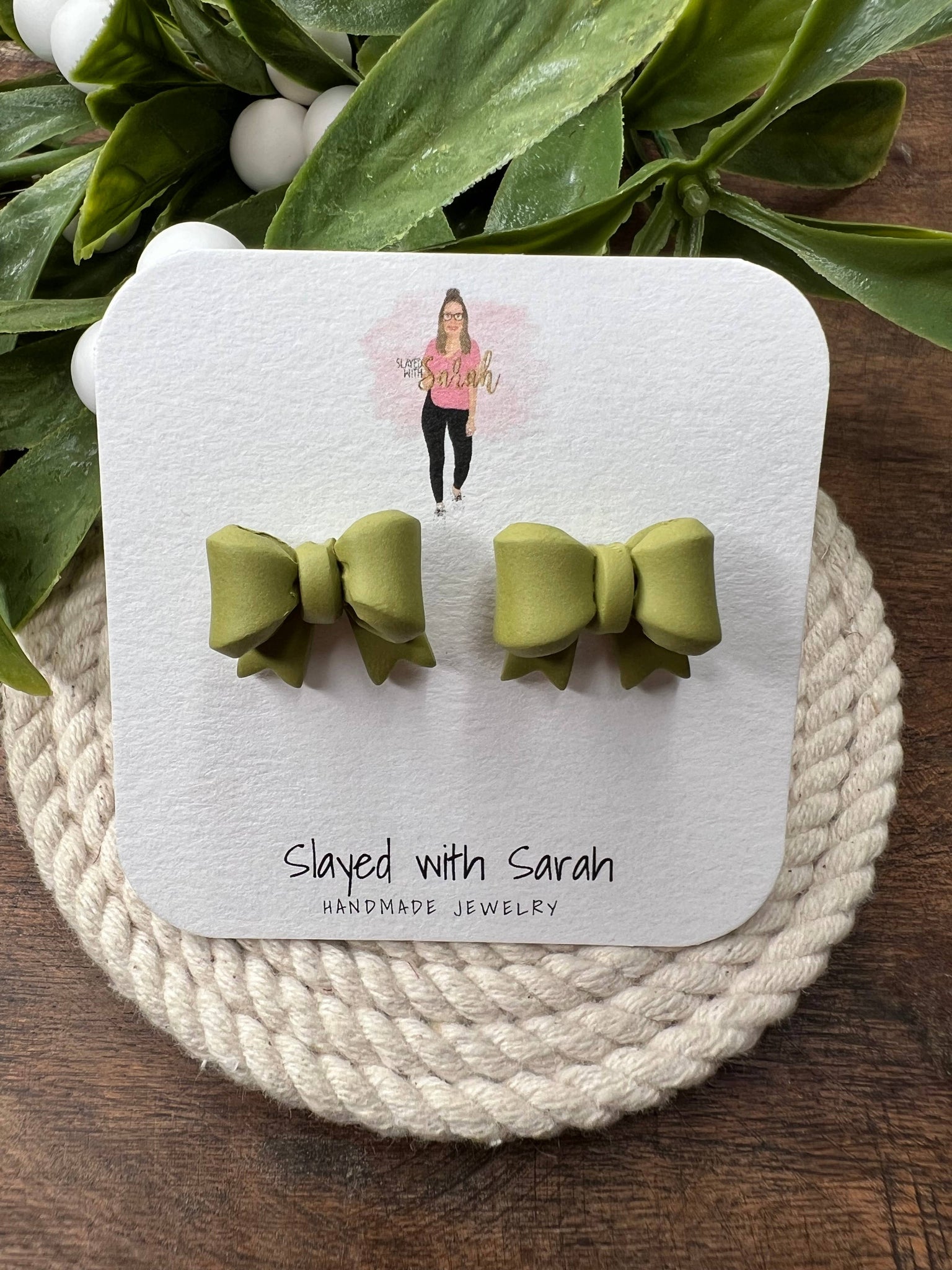 Slayed With Sarah - Crossover Bow Studs 