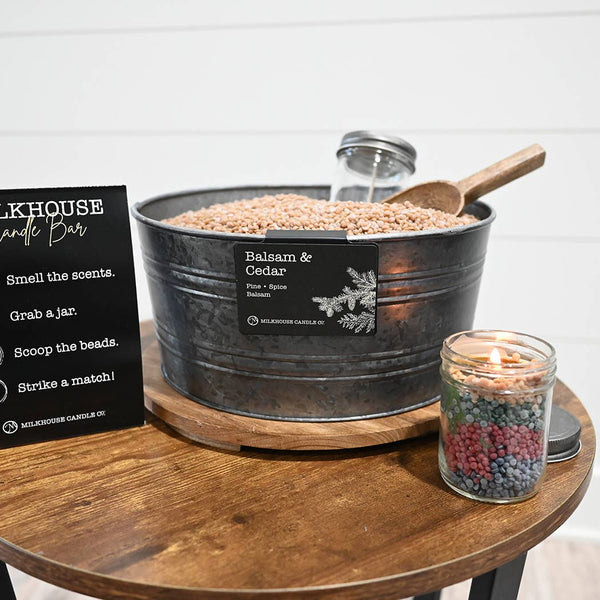 Milkhouse Candle Company - Wooden Scoop – Wax Bead Scoop for DIY Candle Bar