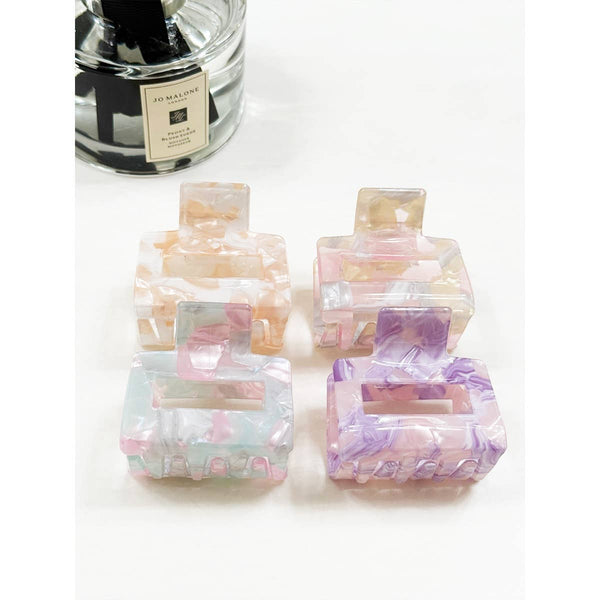 Love and Repeat - Marble Tortoise Acrylic Medium Hair Claw Clip