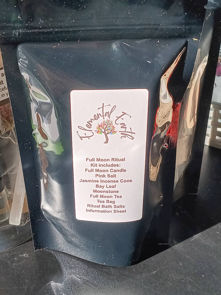 Elemental Earth Shop - Full Moon Ritual Kit