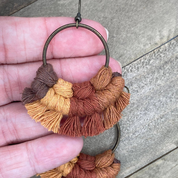 HK Macrame Jewelry - Multicolored Sm - Fall Mix 1