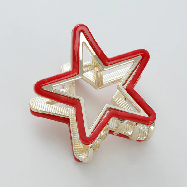 Adorro - Americana Star Metal Claw Clip - Small