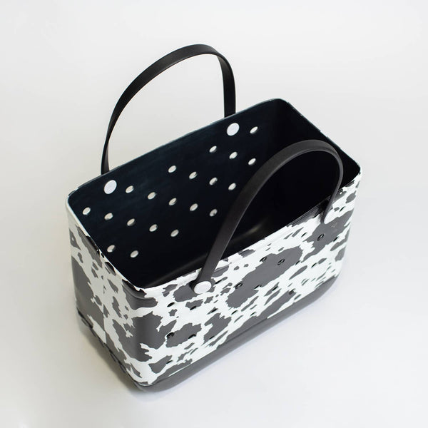 American Farm Company - Cow Print Beach Rubber Durable Tote Bag