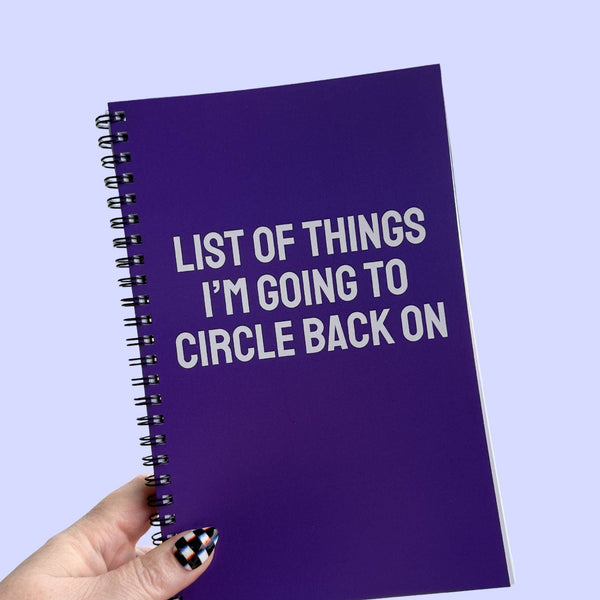Corporate Snark - List of Things I'm Going To Circle Back On Notebook