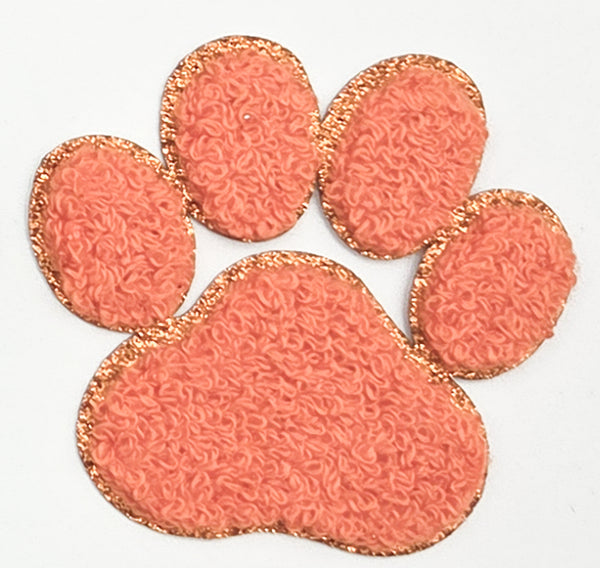 Trendy Transfers - Chenille Paw Print HAT/POCKET Patch