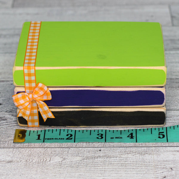 Ruaille Buaille Co - October home decor | Mini book stacks Halloween - Witches