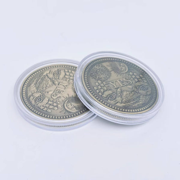 Mio Queena - YES/NO Game Decision Coin Collection Commemorative Coins