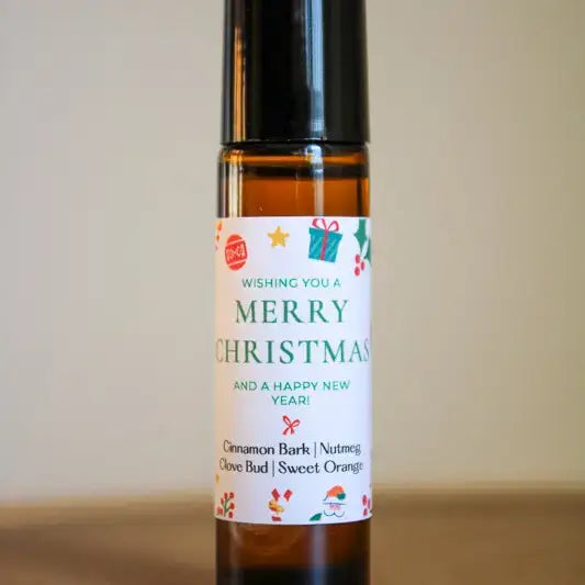 Blue Sage - 'Merry Christmas, and a Happy New Year' | Essential Oil Roll