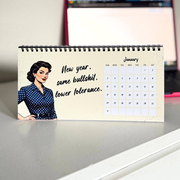 Corporate Snark - 2027 I Wish Being a Bitch Paid The Bills Calendar