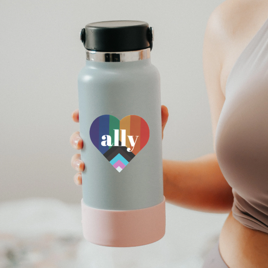 As Told By Ellie - Ally Pride Sticker LGBTQ Pride Month Proud Ally Decal