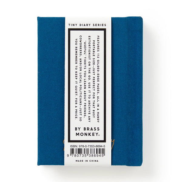 Chronicle Books - Brass Monkey Future Blackmail Tiny Diary