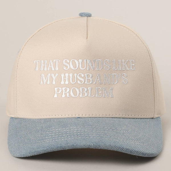 Fashion City - THAT SOUNDS LIKE..Embroidered Two-Tone Trucker Hat