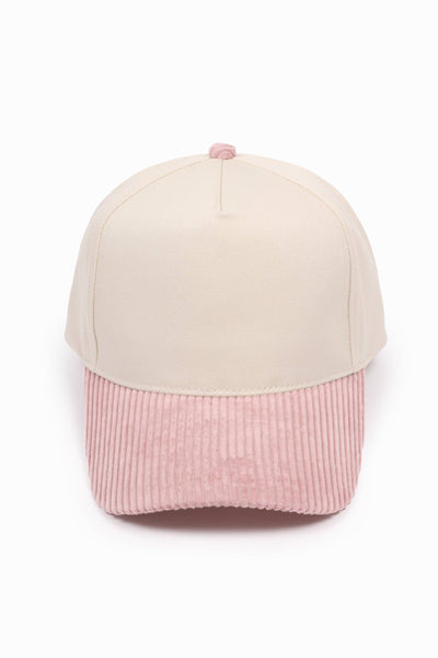 David And Young - Corduroy Brim 5 Panel Baseball Cap