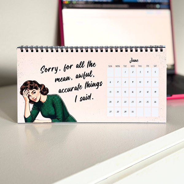 Corporate Snark - 2027 I Wish Being a Bitch Paid The Bills Calendar