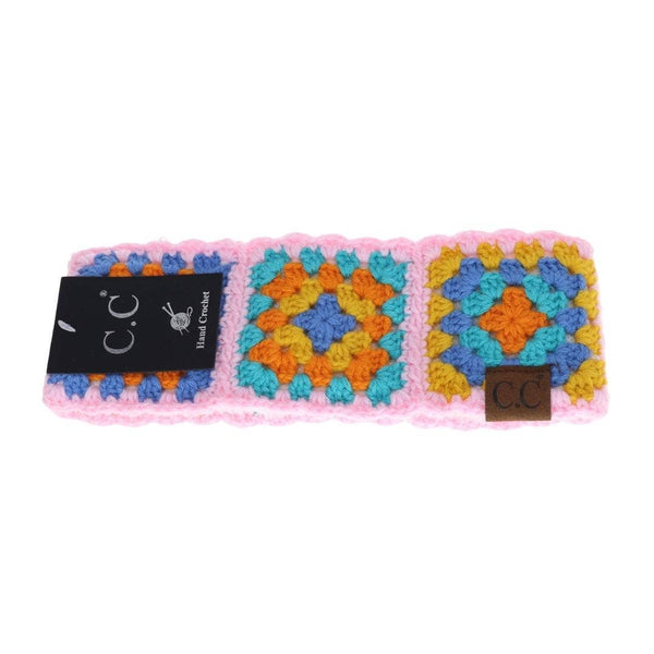 C.C Beanie - Fuzzy Lined Multi-Color Crochet Fashion Headband for Women
