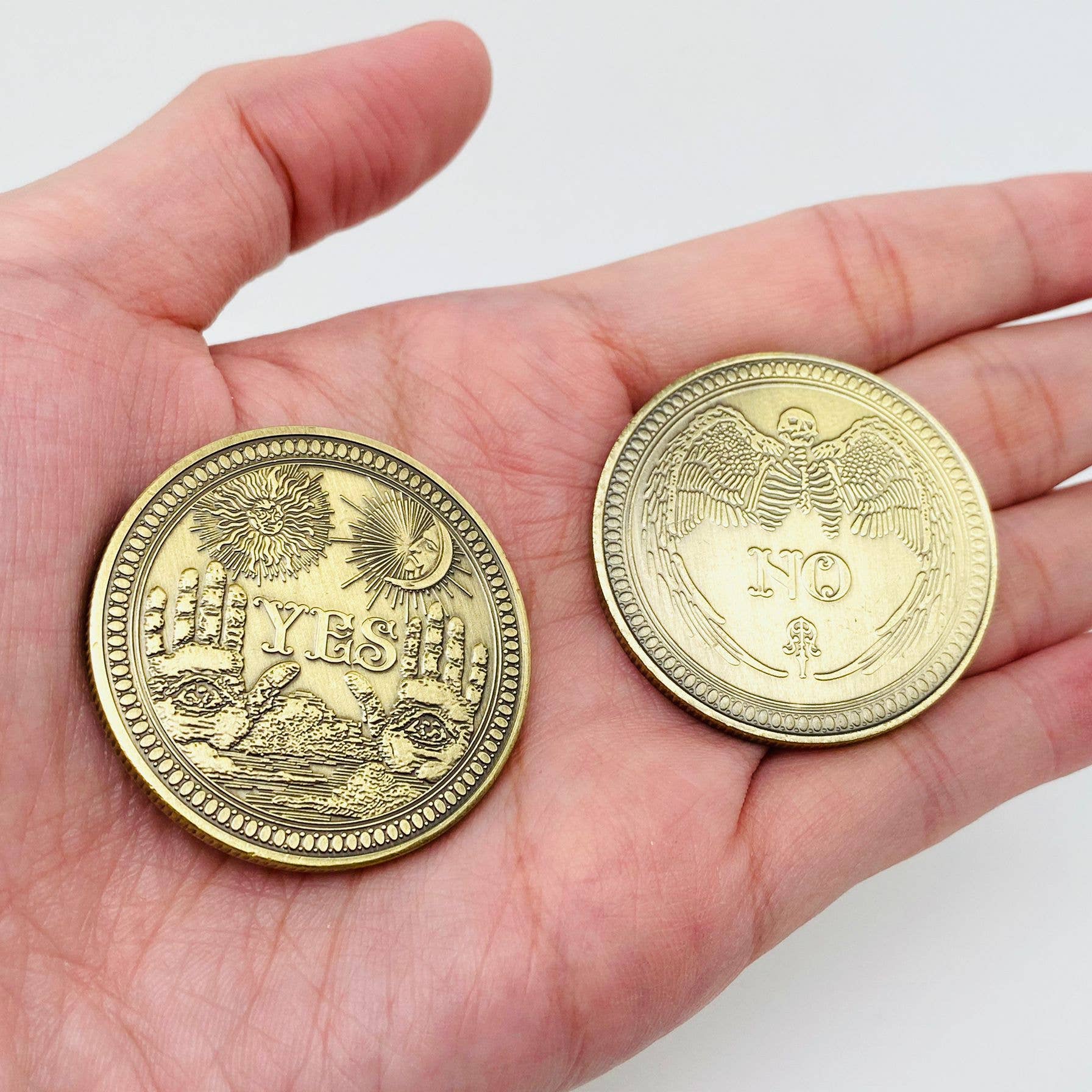 Mio Queena - YES/NO Game Decision Coin Collection Commemorative Coins