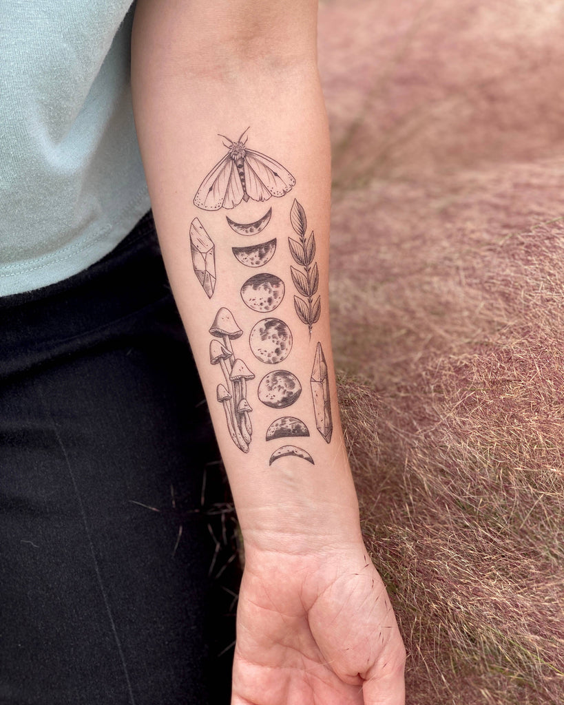 NatureTats Moon Magic Temporary Tattoo - Thumbnail 2
