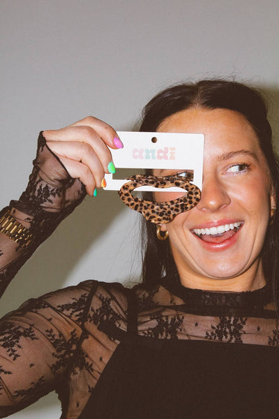 Shop Andi - Leopard Spots Claw Clip