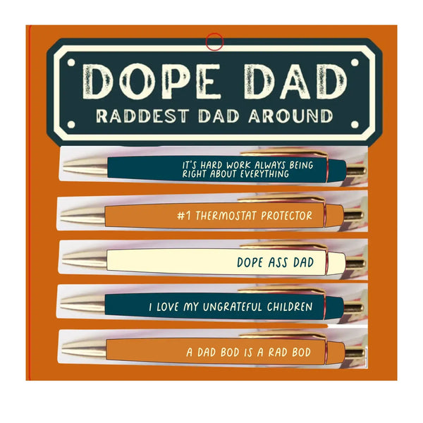 FUN CLUB - Dope Dad Pen Set (funny, gift, father's day)
